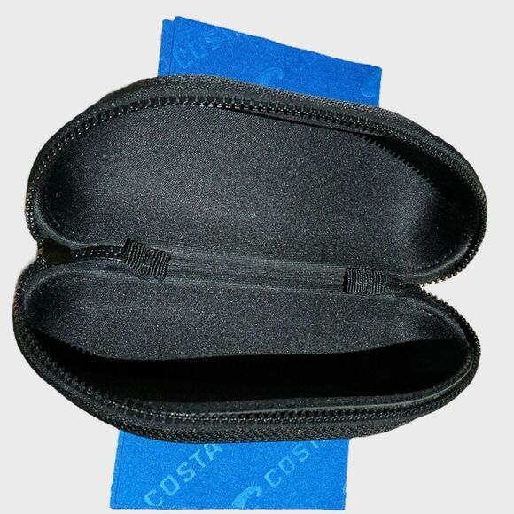 Costa Hard Eyeglasses Sunglasses Case and Glass Cleaner Wipe - Picture 6 of 6